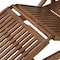 Alaterre Furniture Caspian Eucalyptus Wood Outdoor Lounge Chair with Arms and Adjustable Leg Rest ANCP03EBO - alternate 3